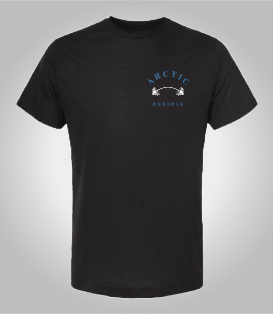 Black Fitness Shirt - Front | Arctic Barbell