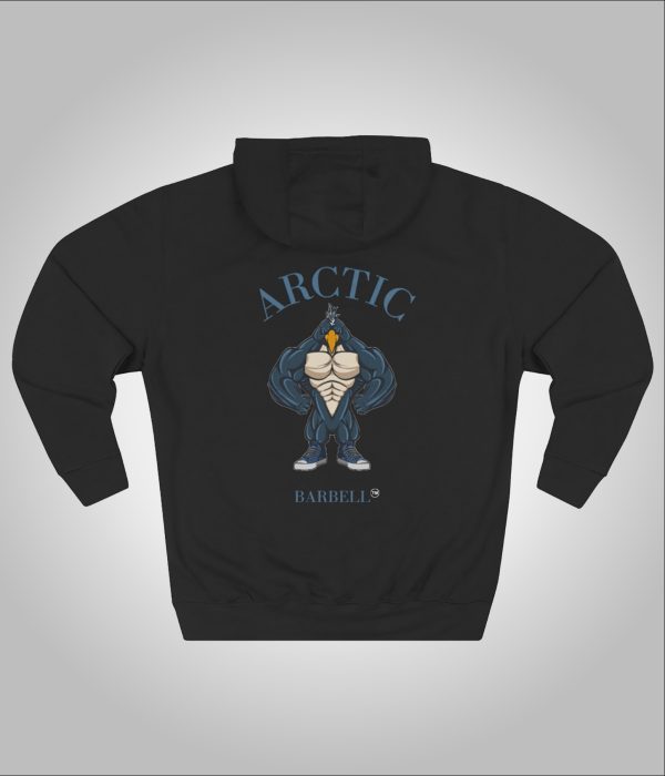 Cold.Hard.Strength. - Black Hoodie - Back | Arctic Barbell