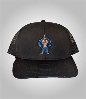 Black Trucker Hat - Front | Arctic Barbell